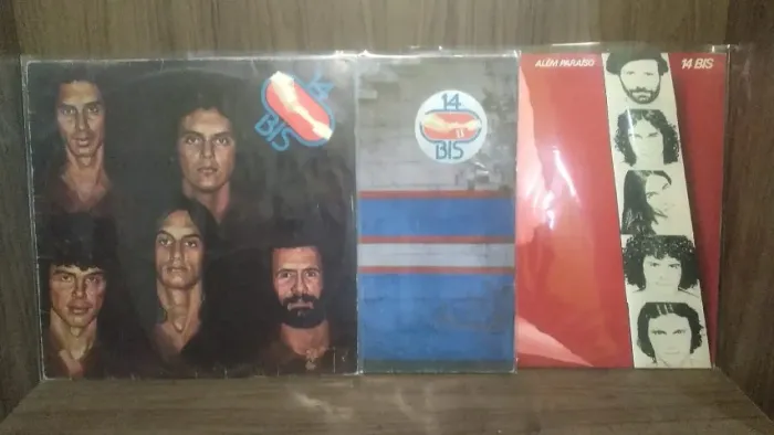 Combo 3 Discos LP VINIL 14 BIS (2 deles, autografados por todo o grupo)