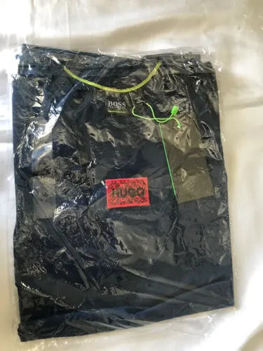 Camisa hugo boss azul escuro-marinho