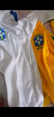 BR Jaqueta Brasil Premium Bordada - Amarela,  Verde , Preta, Branca Azul Claro e Escuro 