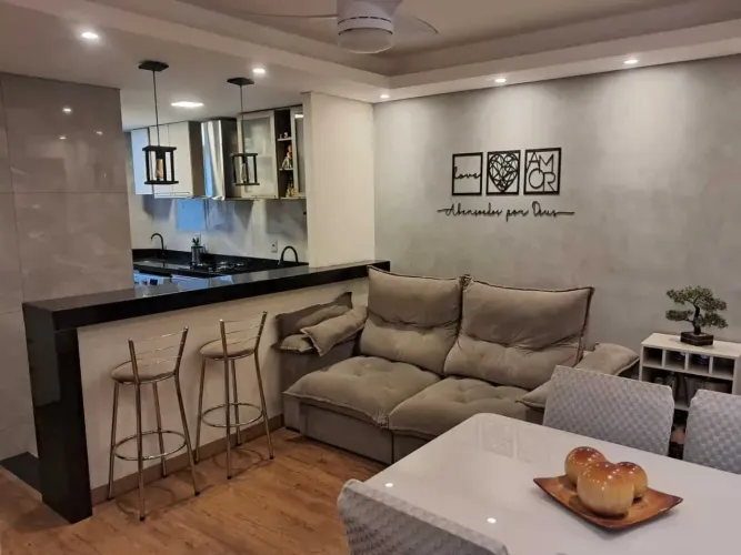 Apartamento com 2 quartos, 1 vaga e 52m² à venda no Condomínio Residencial Turquesa, Belo