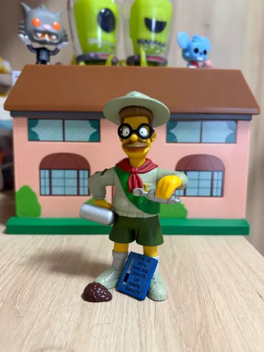 Action figures playmates, Simpsons; produto importado, original e em perfeito estado 