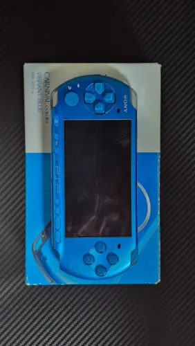 PSP 3000 Vibrant Blue Azul + Caixa e Manual - Excelente Estado