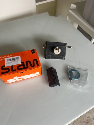 Fechadura stam para portão chave tetra