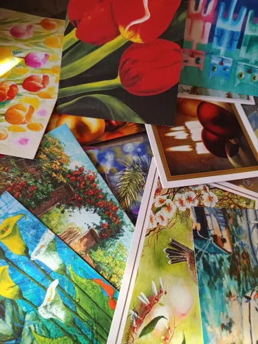 Cartões de pintura