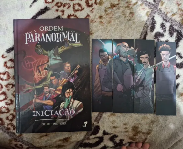 Livro HQ Iniciação Ordem Paranormal RPG Cellbit Jambô 