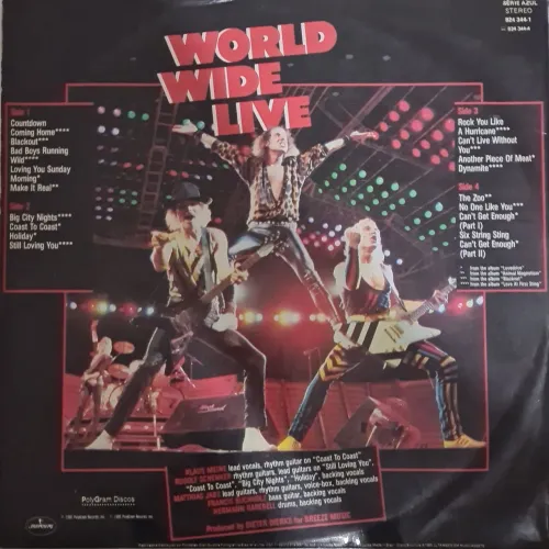 Disco Scorpions World Wide Live LP Duplo