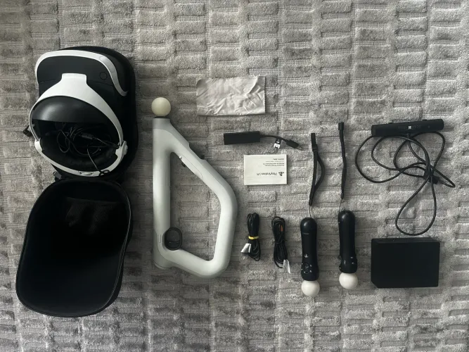 PSVR1 Completo + Aim Controller Original + Adaptador p/PS5