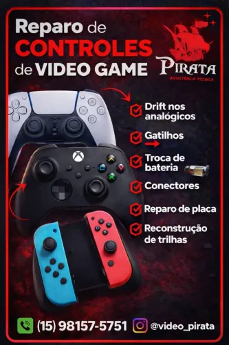 Controle de games, arrumamos!!