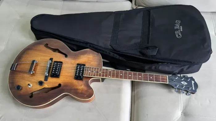 OFERTA!!! Semi Acústica Ibanez AF55 Artcore Tobbaco Flat Zera! Trocas