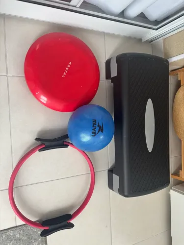 Kit Pilates/yoga - Step / Bola / anel de pilates / disco de equilíbrio