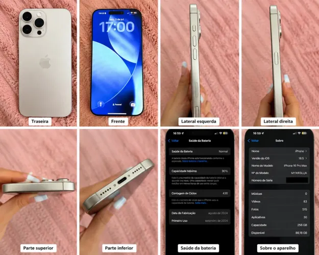iPhone 16 Pro Max - Excelente Estado