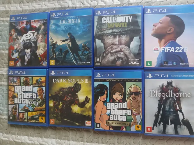 Jogos do PlayStation4 ( todos os jogos por 399 reais )