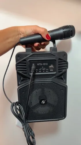Caixa de som karaokê 