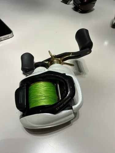 Carretilha shimano scorpion 201 hg custon 