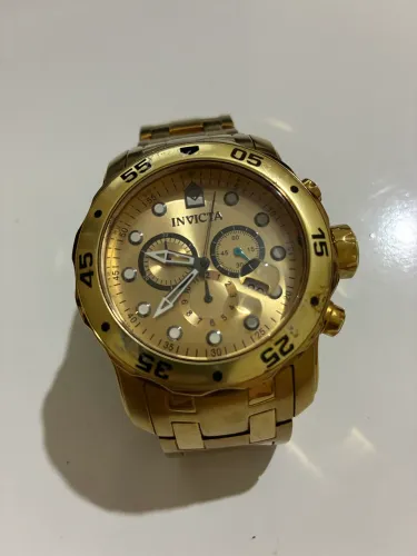 Invicta Pro diver dourado