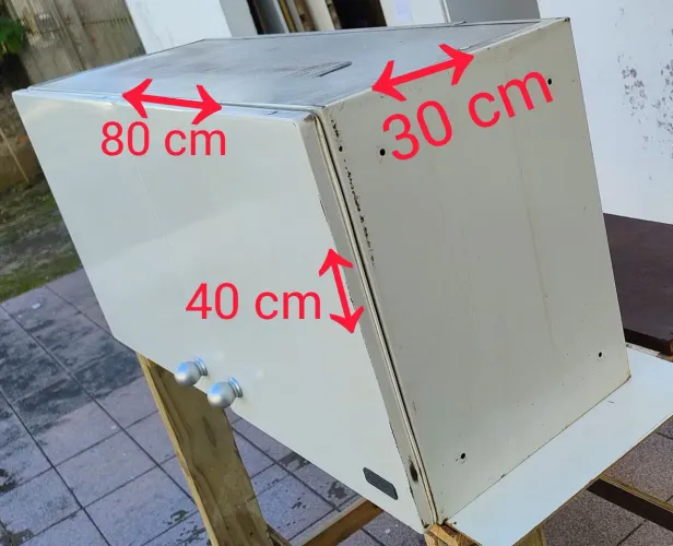 Armário Aéreo de Cozinha Aço 2 Portas