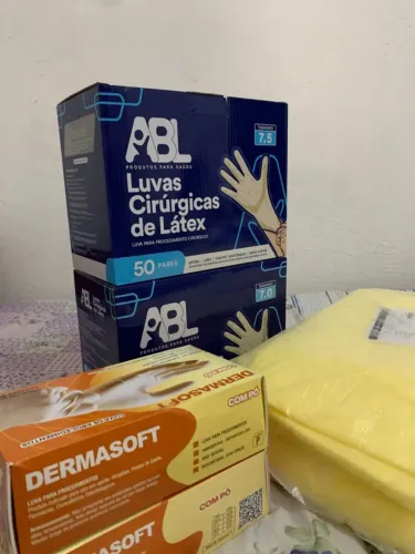KIT EPI - LUVAS DE PROCEDIMENTO, LUVAS CIRÚRGICAS E AVENTAIS DESCARTÁVEIS