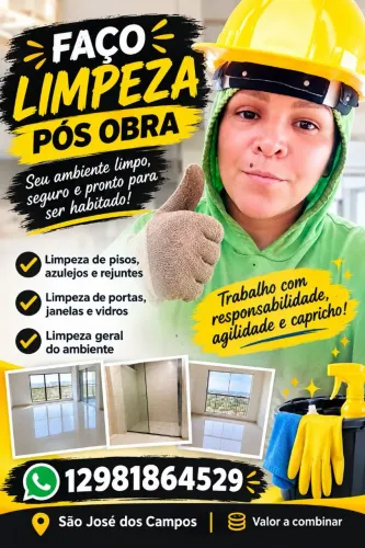 Limpeza pós obras