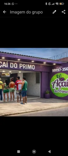 Vaga de emprego para produzir e entregar açaí.
