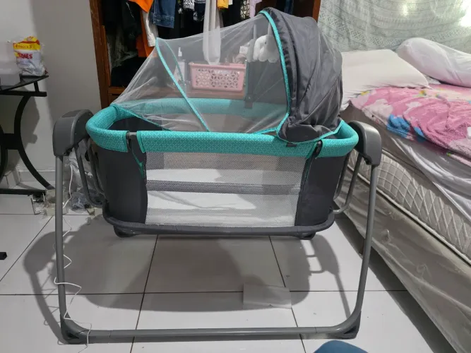Berço Mastela Portátil Moisés e Chiqueirinho multifuncional Deluxe 4 em 1