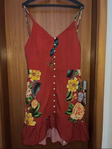 Vestido farm vermelho 