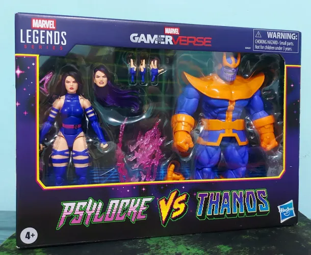 2-Pack Gamerverse Marvel Legends - Psylocke vs Thanos