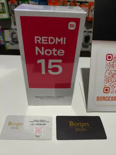 Xiaomi note 15 256GB novo versão global 