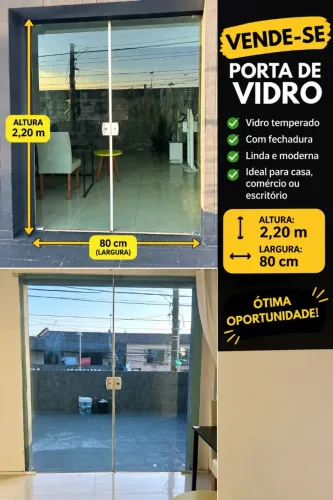 Porta de correr vidro