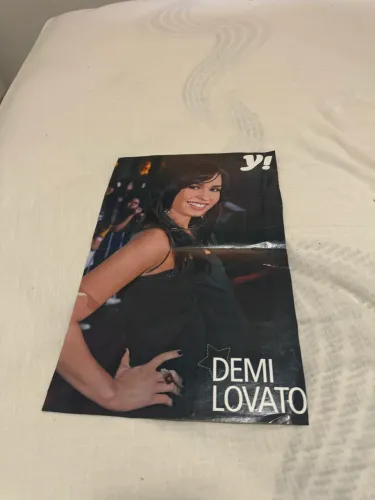 Pôster antigo Demi Lovato + Taylor Lautner