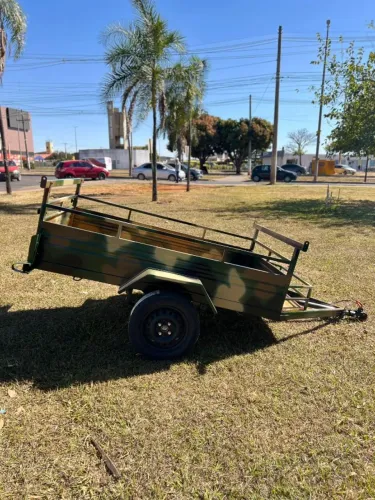 Reboque NOVO 2.00 x 1.20 c/ cestinha.