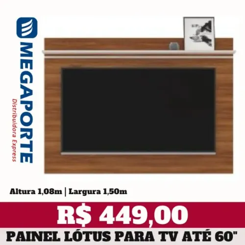 Painel 1,50m para Televisão até 60 Polegadas (Novo) Entrega Grátis! 