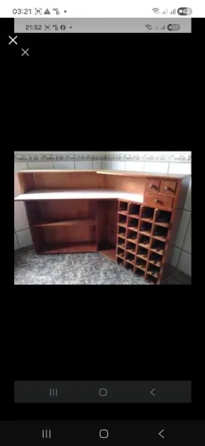 Estou Doando Barzinho de Madeira