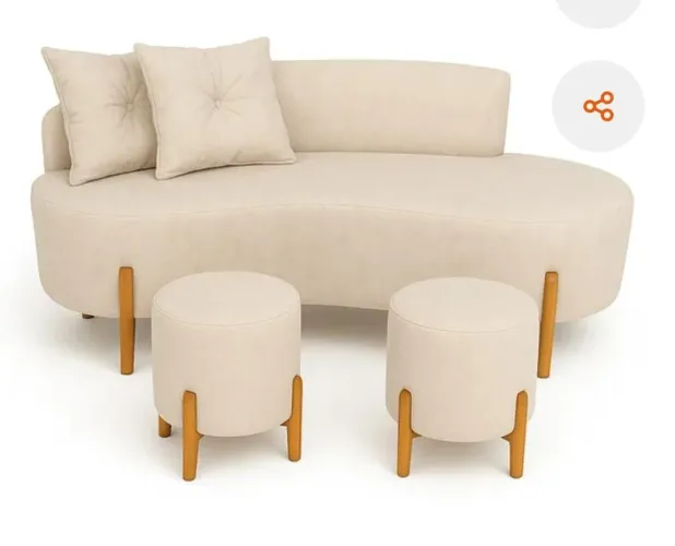 Sofá  orgânico 