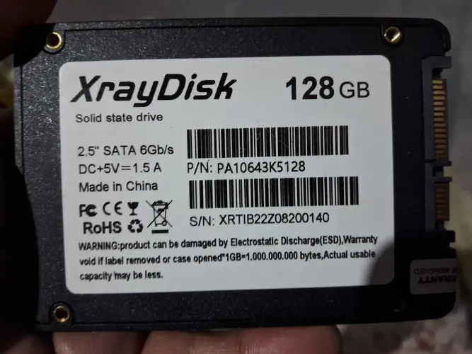SSD 128GB SAUDÁVEL