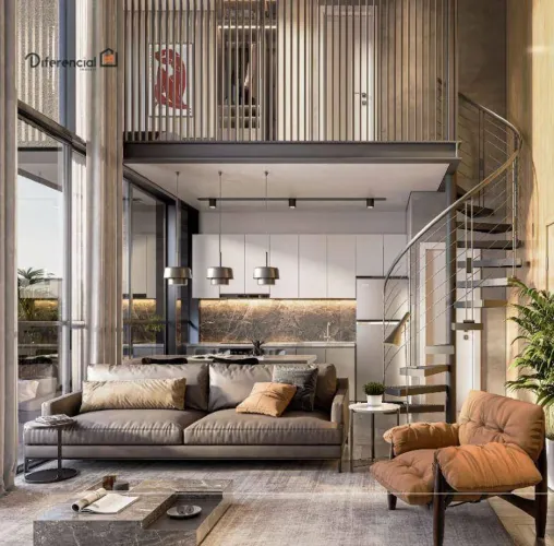 Apartamento com 2 dormitórios à venda, 42 m² por R$ 840.000,00 - Batel - Curitiba/PR