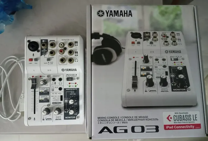 Mesa de som/Interface Yamaha Ag03
