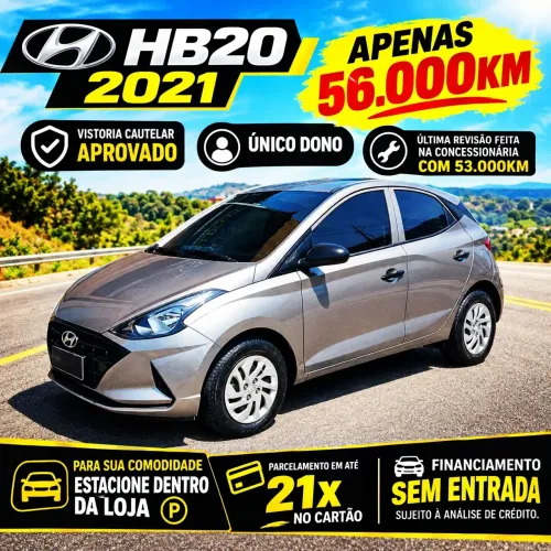 Hyundai HB20 Sense 1.0 Flex 12V MEC 2021