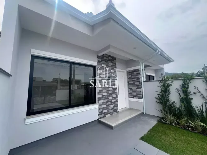 Casa Nova com 2 dormitórios, 59m², à venda por R$450.000 - Forquilhas - São José/SC