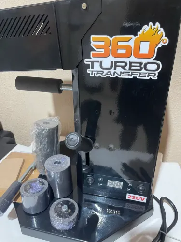 MAQUINA PRENSA TRANSFER GIRO 360 URGENTE R$ 1.000,00 (NOVA C/ NOTA FISCAL)