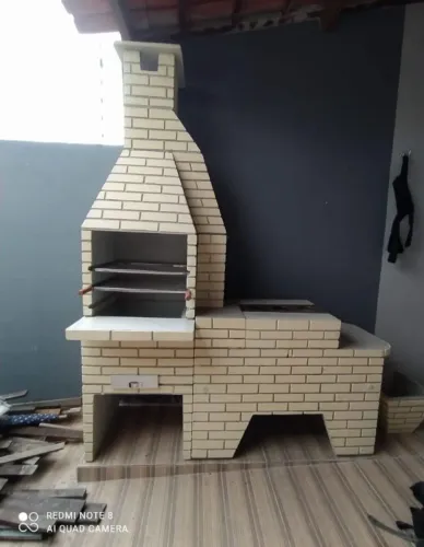 Churrasqueira com fogão