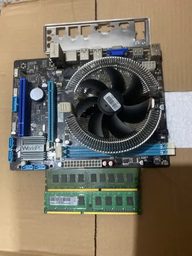 Kit PC DDR3 - Placa WordPC + Processador + 8GB (2x4GB) - R$150