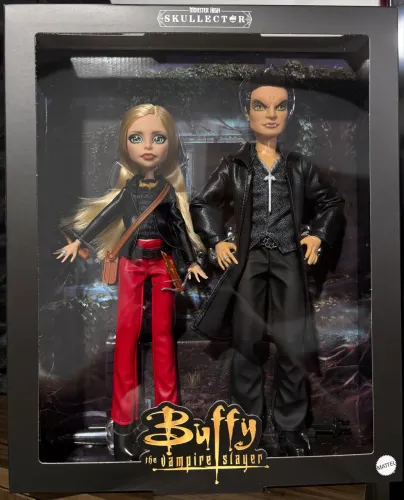 Boneca Monster High Skullector Buffy e Angel The Vampire Slayer - Lacrado