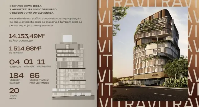 Empreendimento Vitra (Lançamento) - Sala Comercial de 76,13 m², 2 vagas por 863.155,42