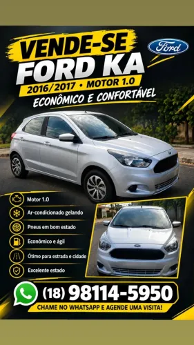 Ford KA 1.0 Se/se Plus Tivct Flex 5P 2017