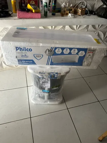 Ar Philco 12000 btus inveter lacrado nota fiscal. 