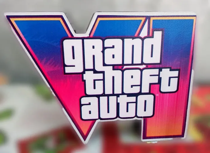 Luminária Gamer Led 12 Volts GTA 6