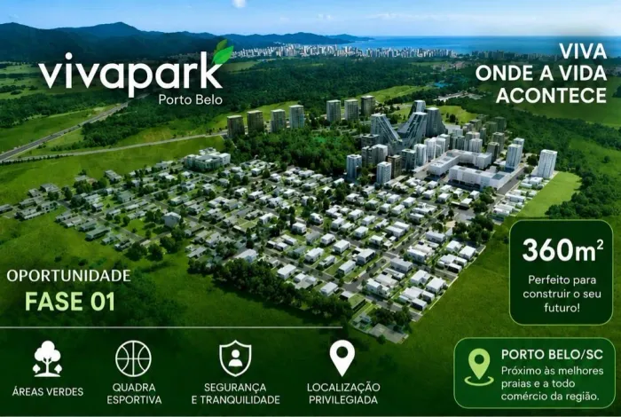 Terreno no Viva Park Porto Belo