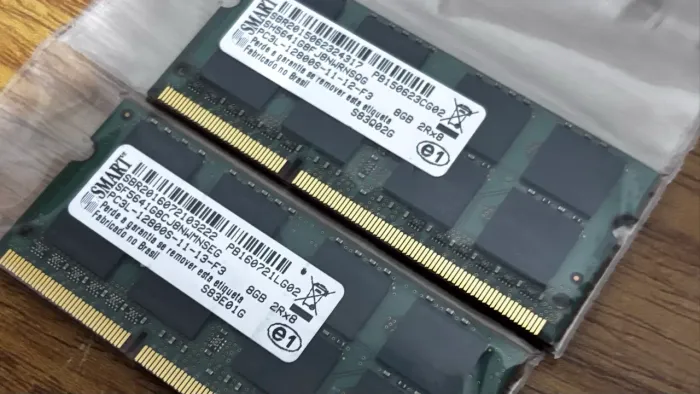 Memoria ram 8gb ddr3L 12800/1600 ( excelente estado ) notebook -valor unitario 122,00  