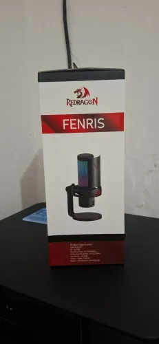 Microfone para jogadores Redragon Gm301 Fenris Rgb