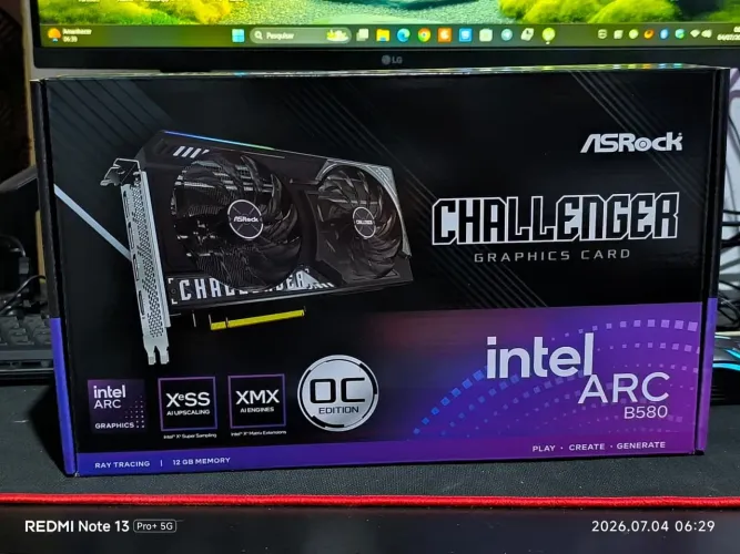 Placa de vídeo Intel arc 12gb ddr6